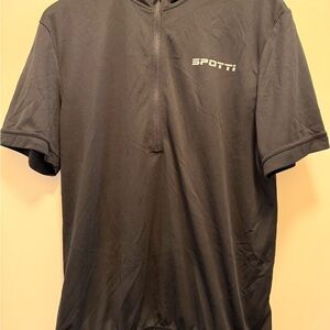 Men's Black Cycling Jersey